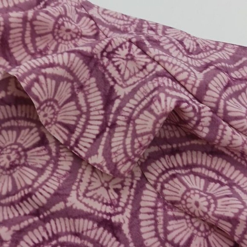 Shade & Shore Womens High Waisted Bikini Bottom Cheeky Ruffle Pink Print Size S - Picture 5 of 8